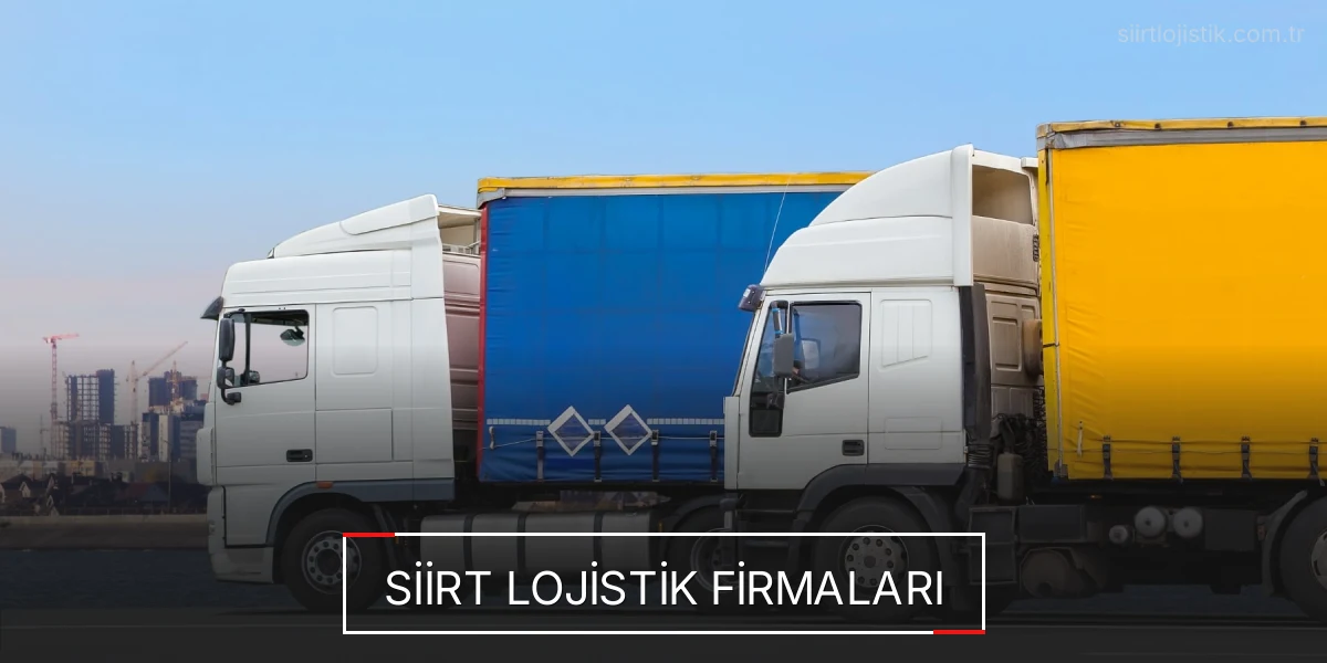 İstanbul Siirt Lojistik Hızlı Teslimat ve Güvenli Depolama